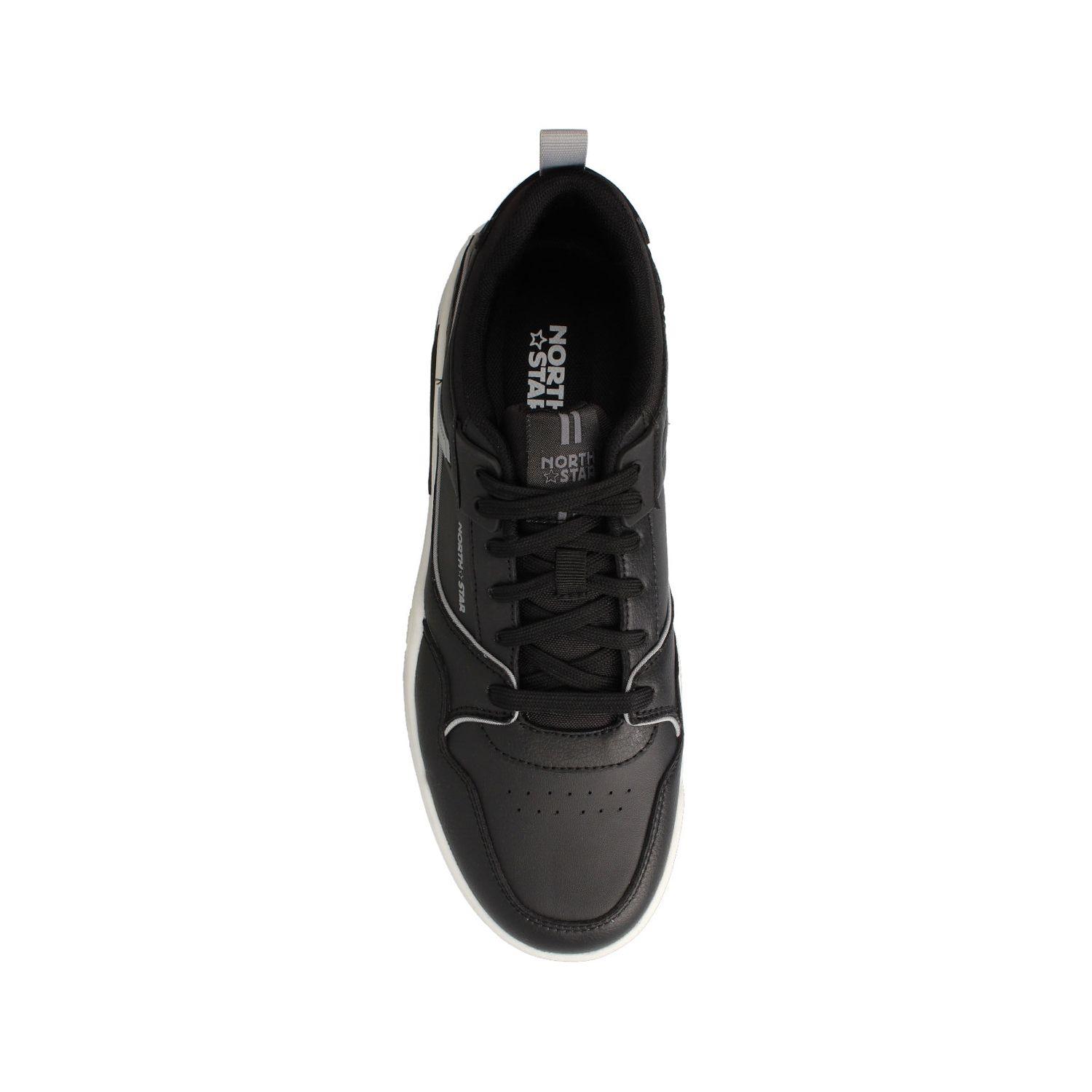 Zapatilla Hombre North Star Court 86 Negro/Blanco-3
