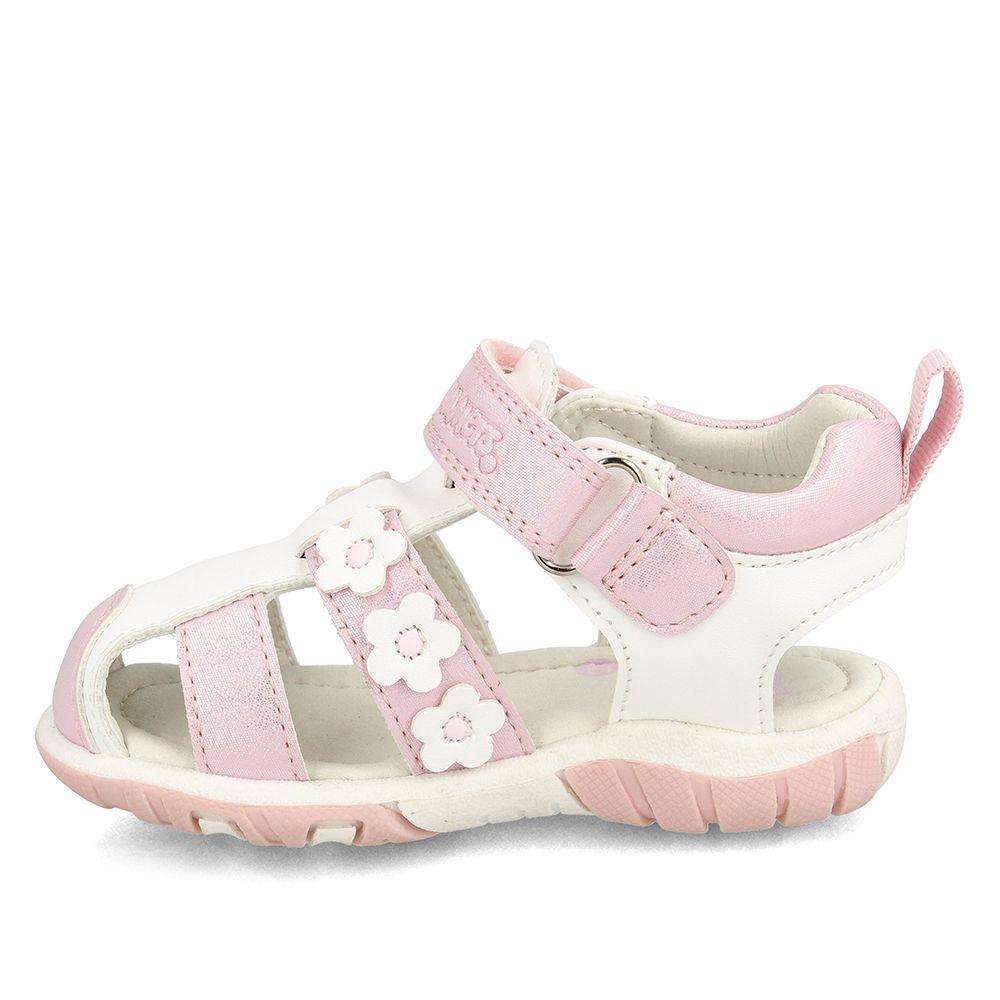 Sandalia  Niña Bubblegummers Wheel Blanco-Rosado-1