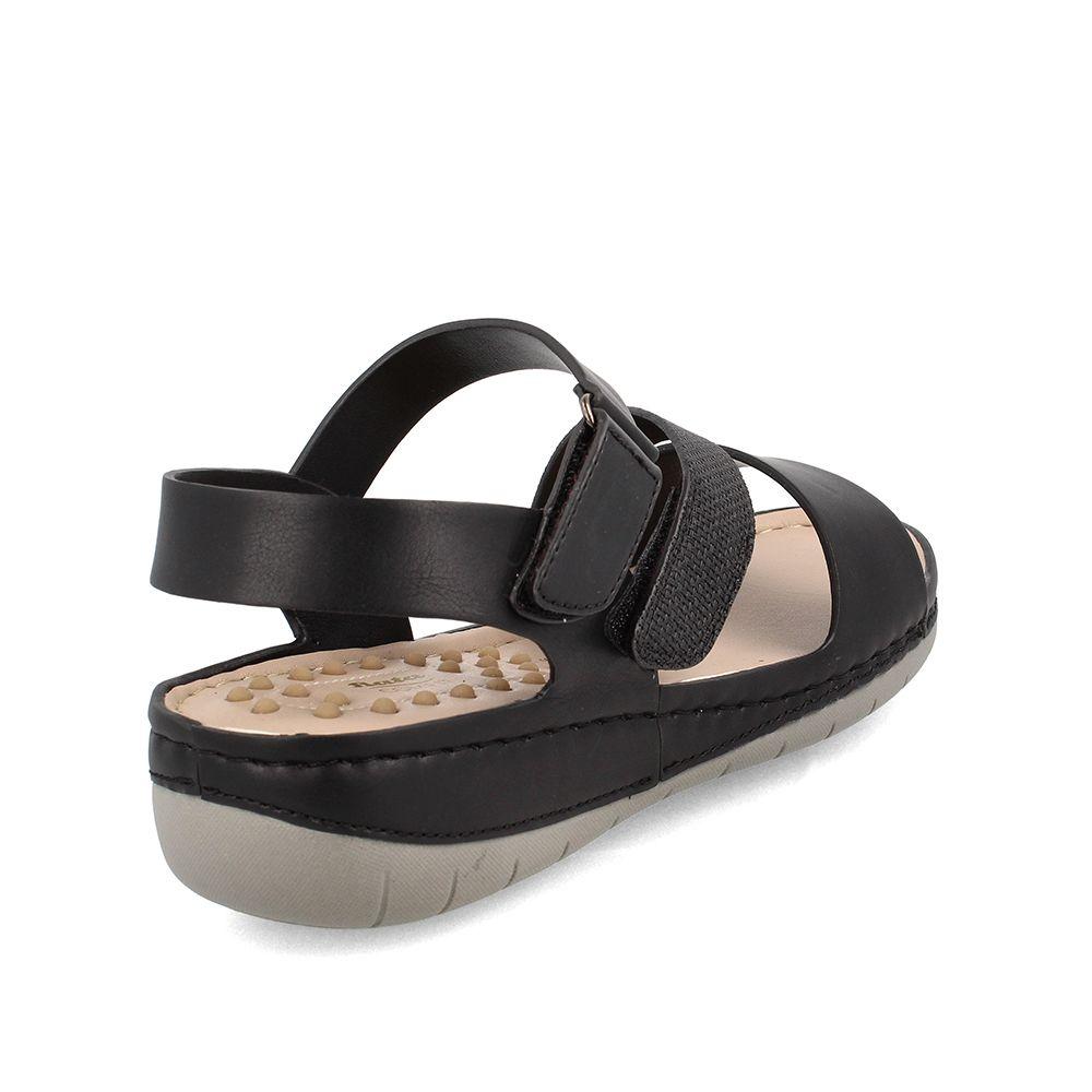 Sandalia Mujer Bata Cuyler Negro Broche-3