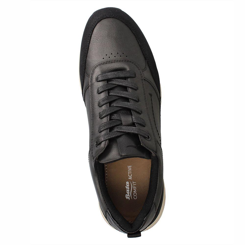 Zapatilla Hombre Bata Alan Negro-5