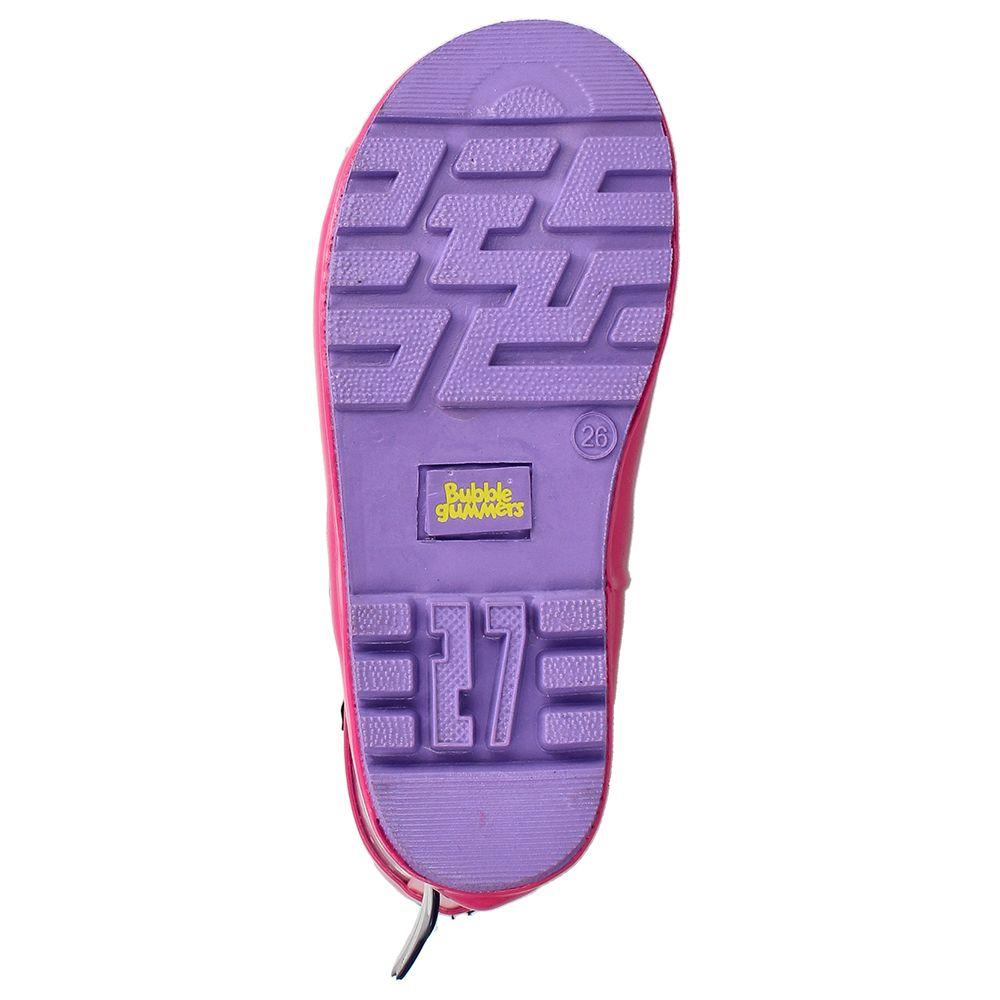 BOTA DE AGUA NIÑA BUBBLEGUMMERS UNICORN AZUL -FUCSIA 30-33-6