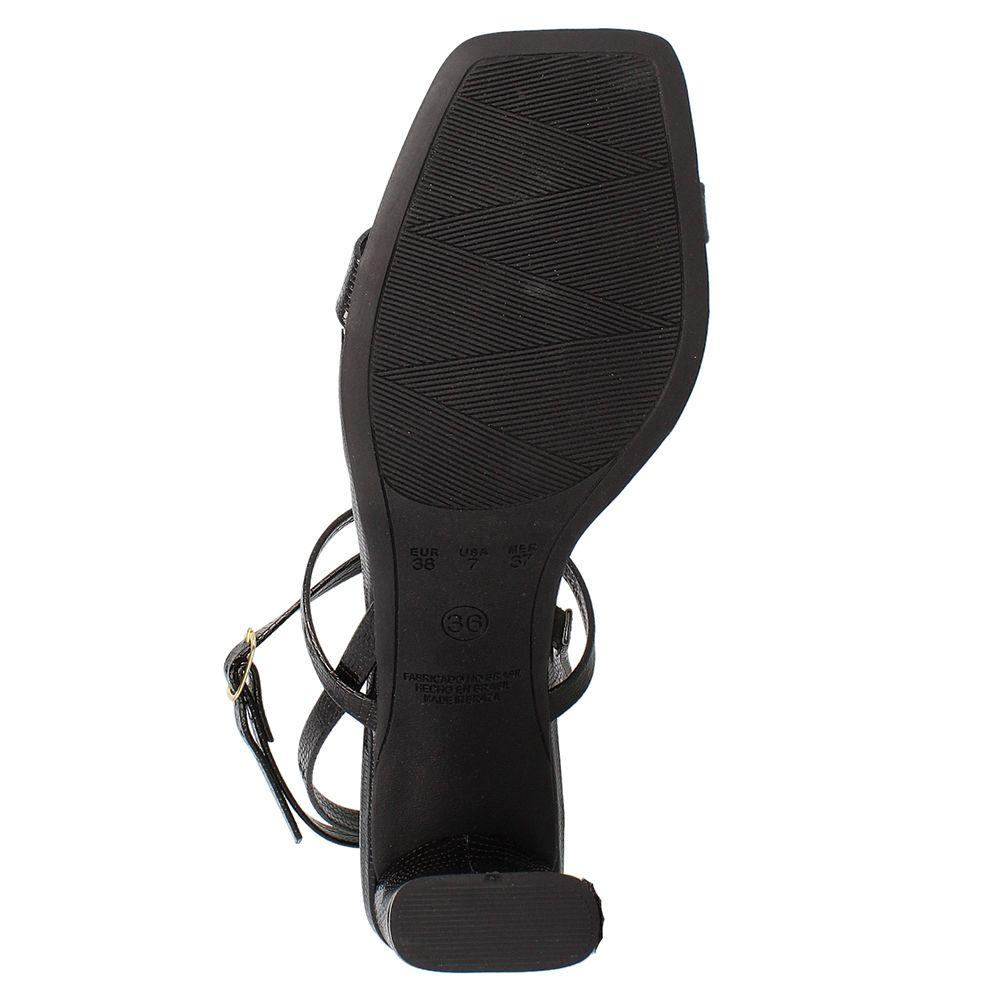 SANDALIA MUJER BATA LILA NEGRO-6