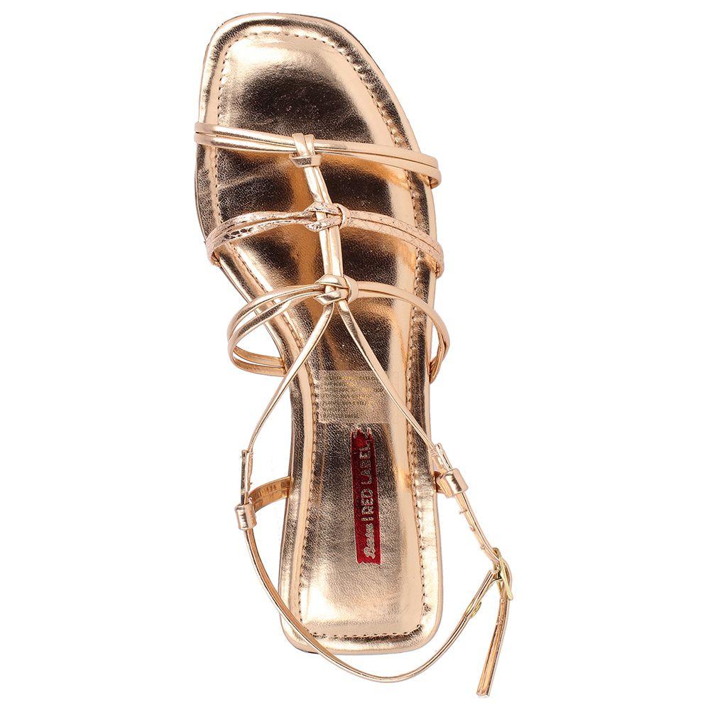 SANDALIA MUJER BATA RED LABEL JAYLIN ROSE GOLD-5