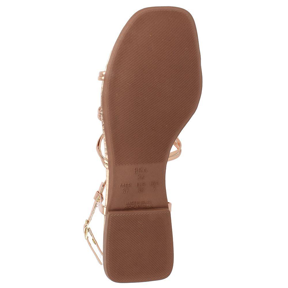 SANDALIA MUJER BATA RED LABEL JAYLIN ROSE GOLD-6