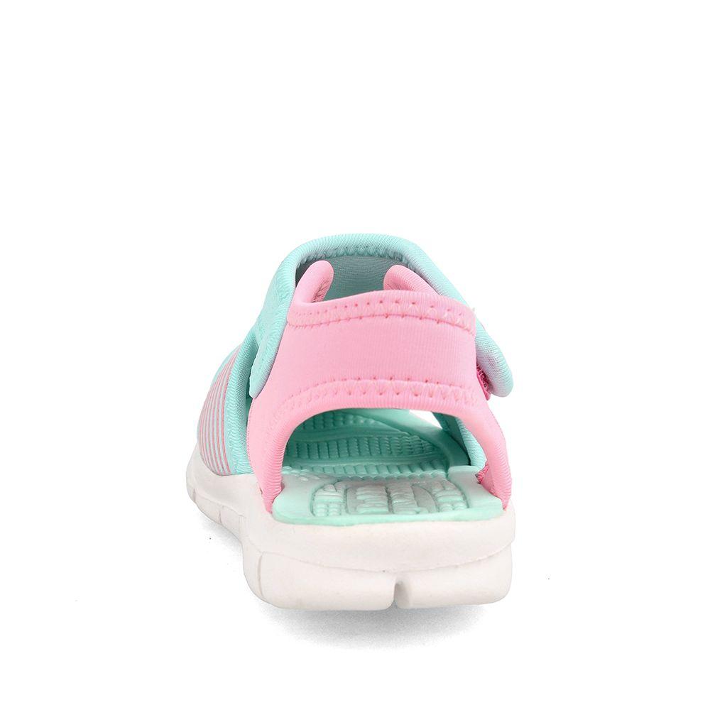 Sandalia  Niño Bubblegummers Bentley Celeste-Rosado-2