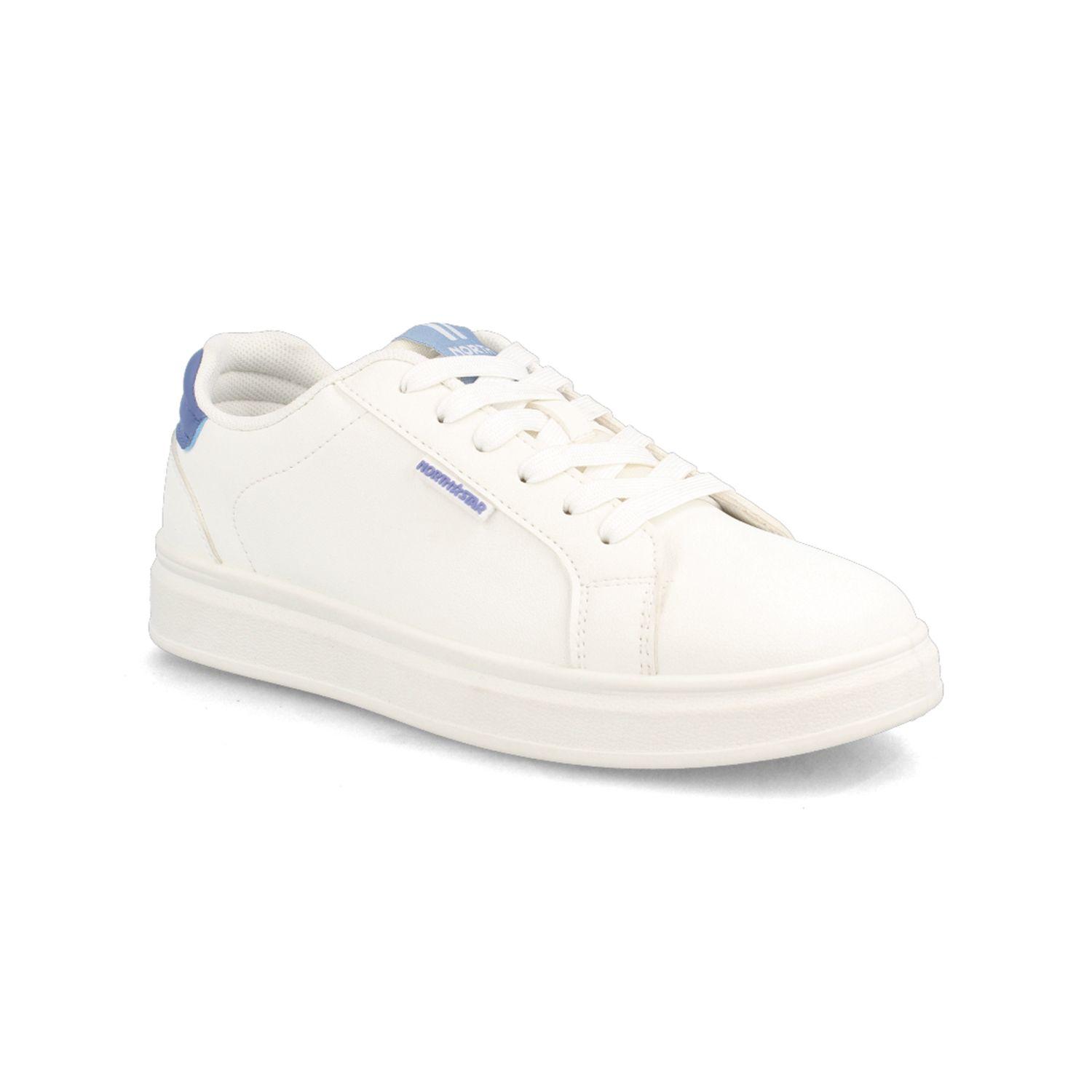Zapatilla Mujer North Star New Skater Blanco-1