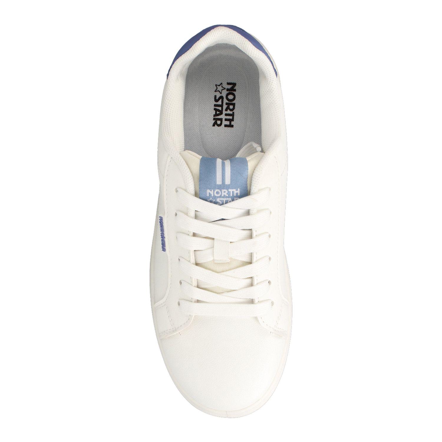 Zapatilla Mujer North Star New Skater Blanco-3