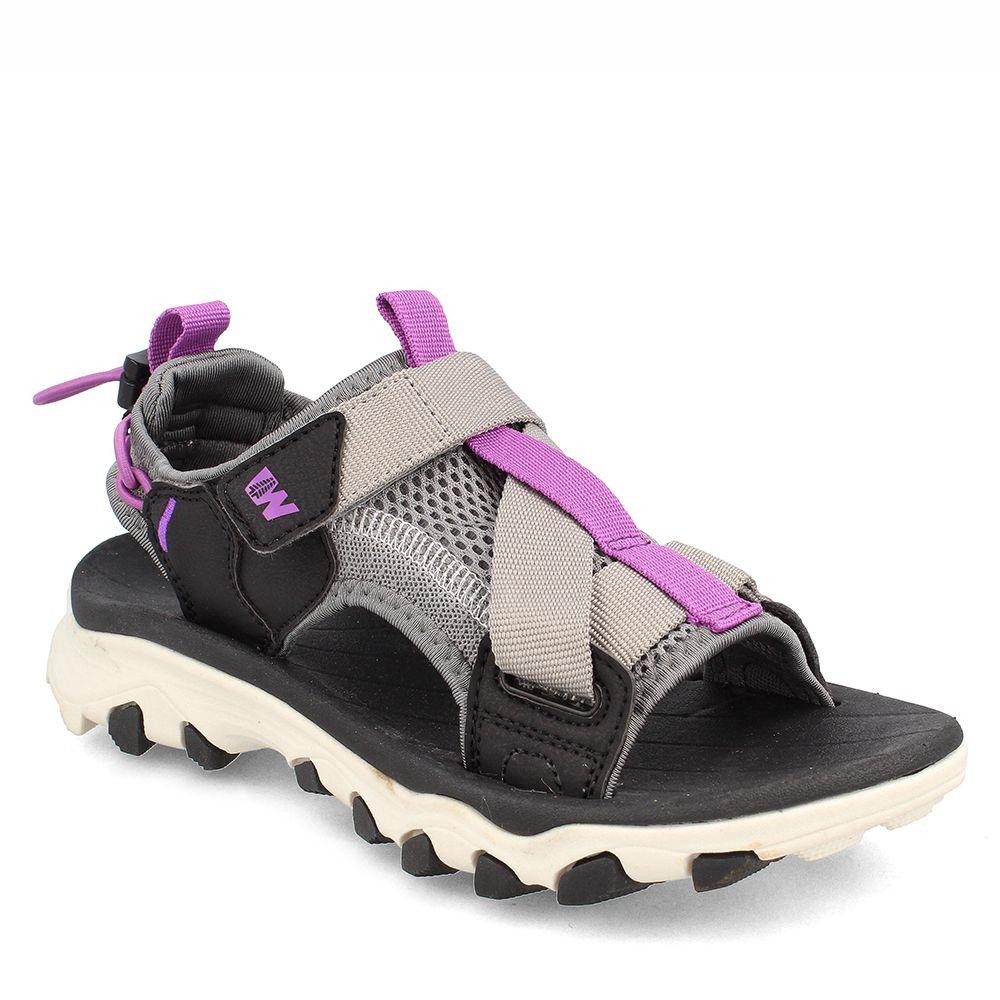 Sandalia Mujer Weinbrenner Rogue Gris Oscuro-0