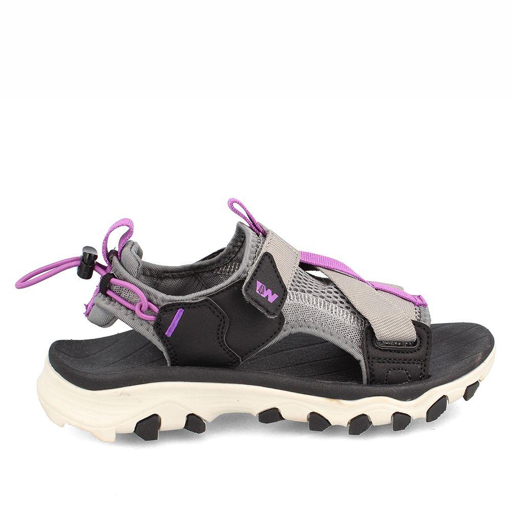 Sandalia Mujer Weinbrenner Rogue Gris Oscuro-4