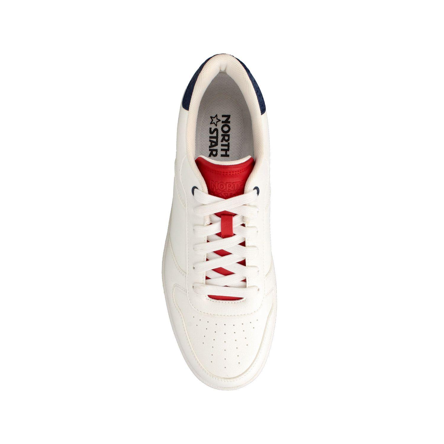 Zapatilla Hombre  North Star Compus Blanco-Azul-3