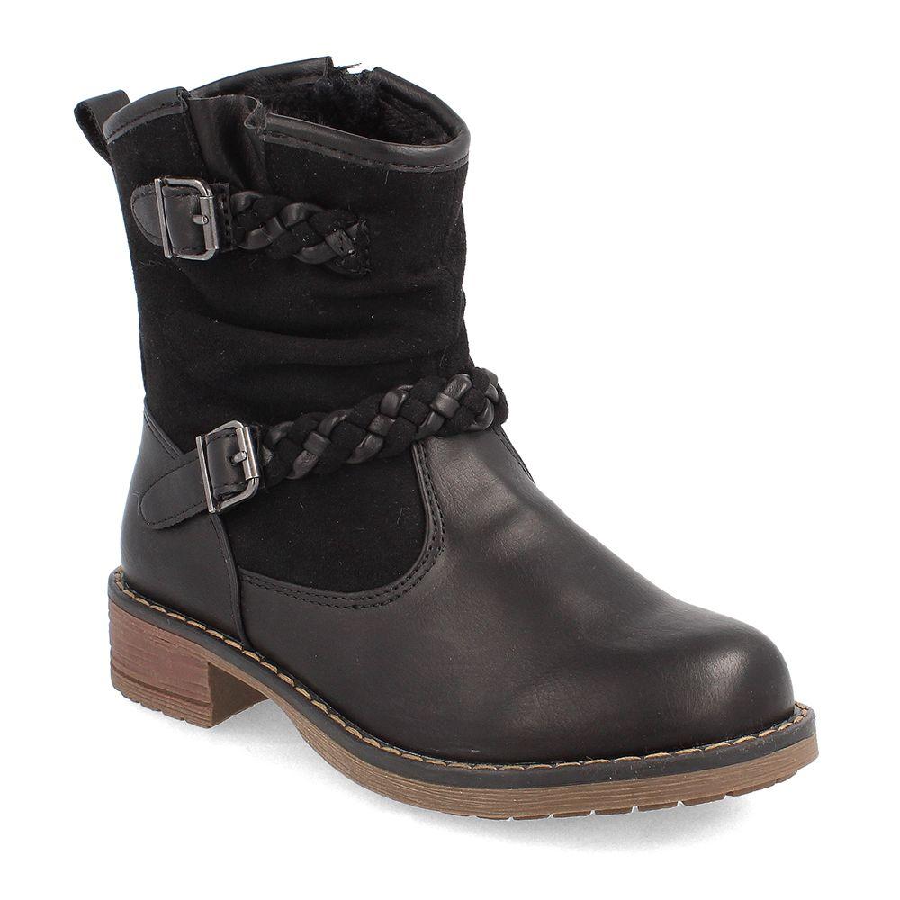 BOTA NIÑA BATA TERRA NEGRO 34-38-0