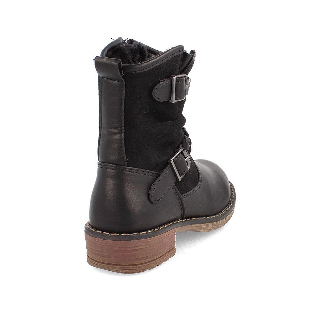 BOTA NIÑA BATA TERRA NEGRO 34-38-3