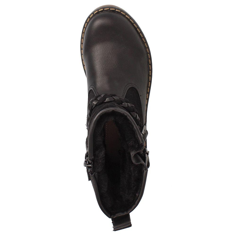 BOTA NIÑA BATA TERRA NEGRO 34-38-5