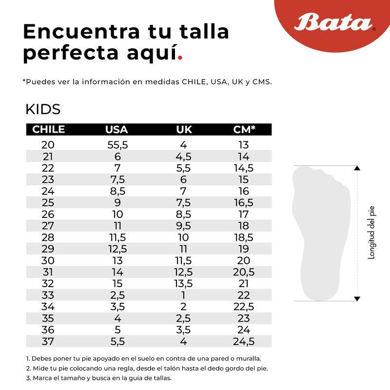 BOTA NIÑA BATA TERRA NEGRO 34-38-7