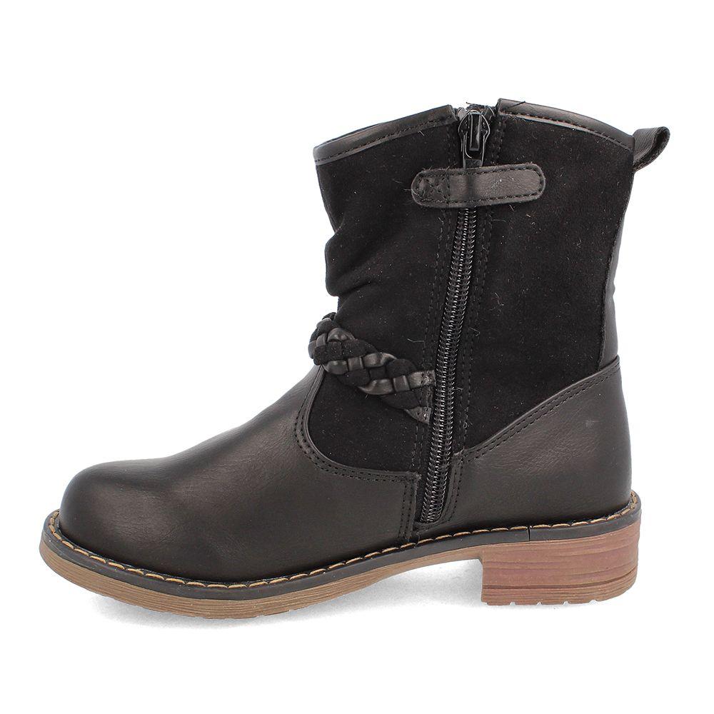 BOTA NIÑA BATA TERRA NEGRO 34-38-4