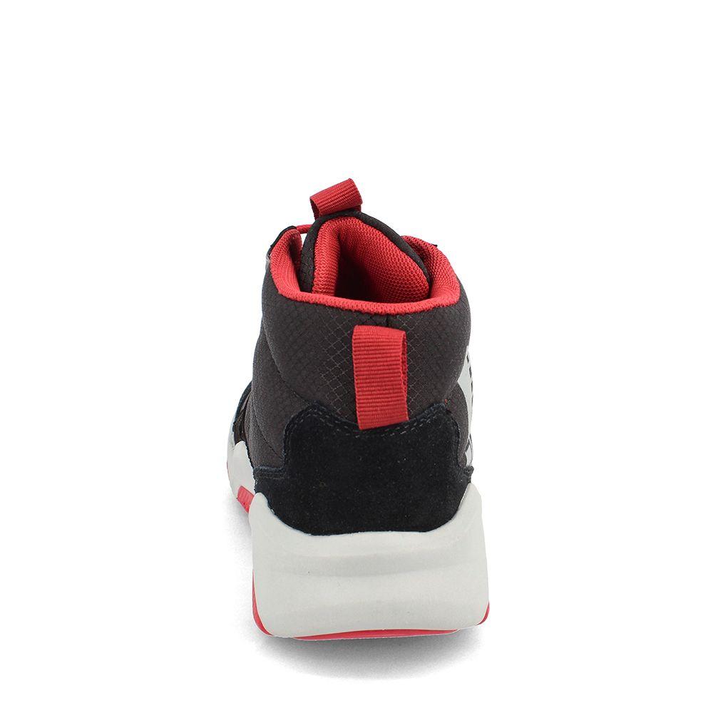 ZAPATILLA DEPORTIVA MUJER WEINBRENNER SENTRY MID NEGRO ROJO-2