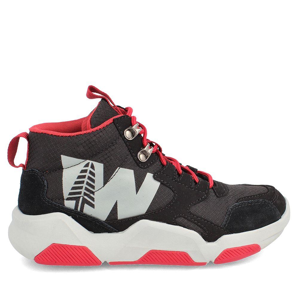 ZAPATILLA DEPORTIVA MUJER WEINBRENNER SENTRY MID NEGRO ROJO-0