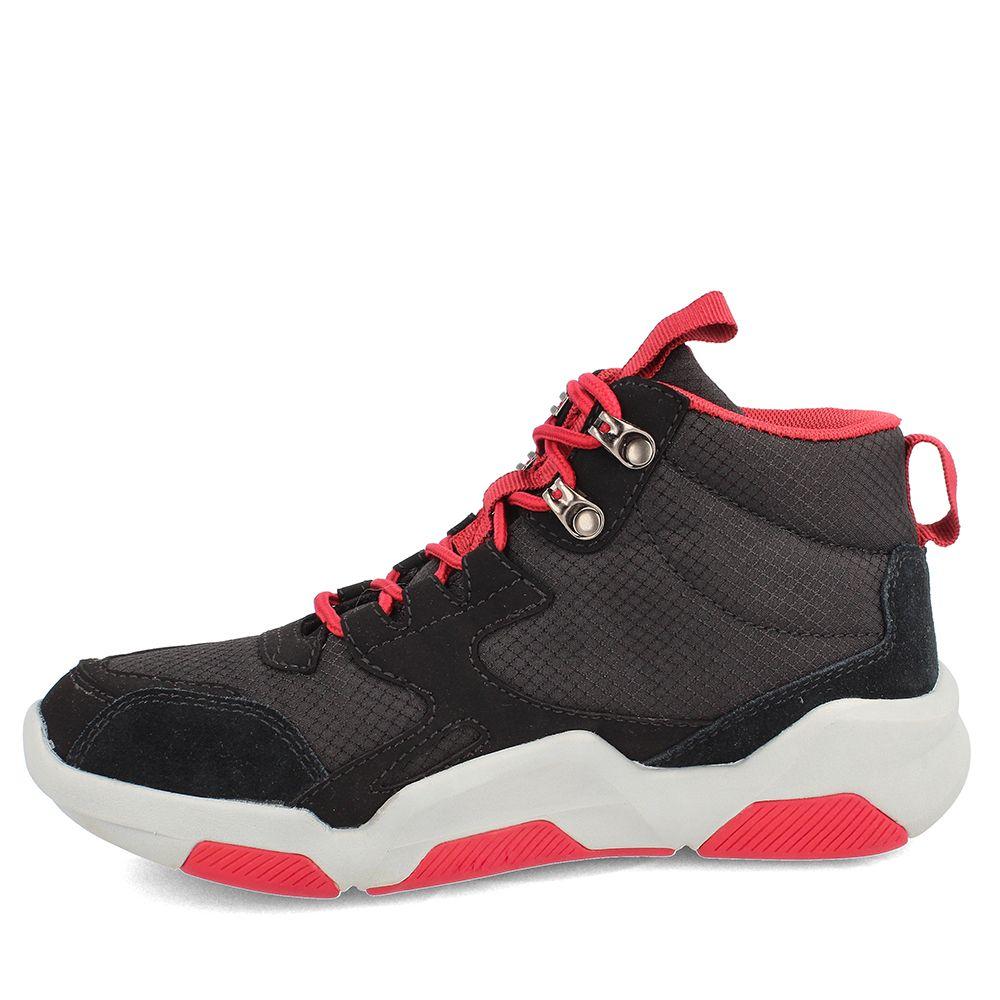 ZAPATILLA DEPORTIVA MUJER WEINBRENNER SENTRY MID NEGRO ROJO-4