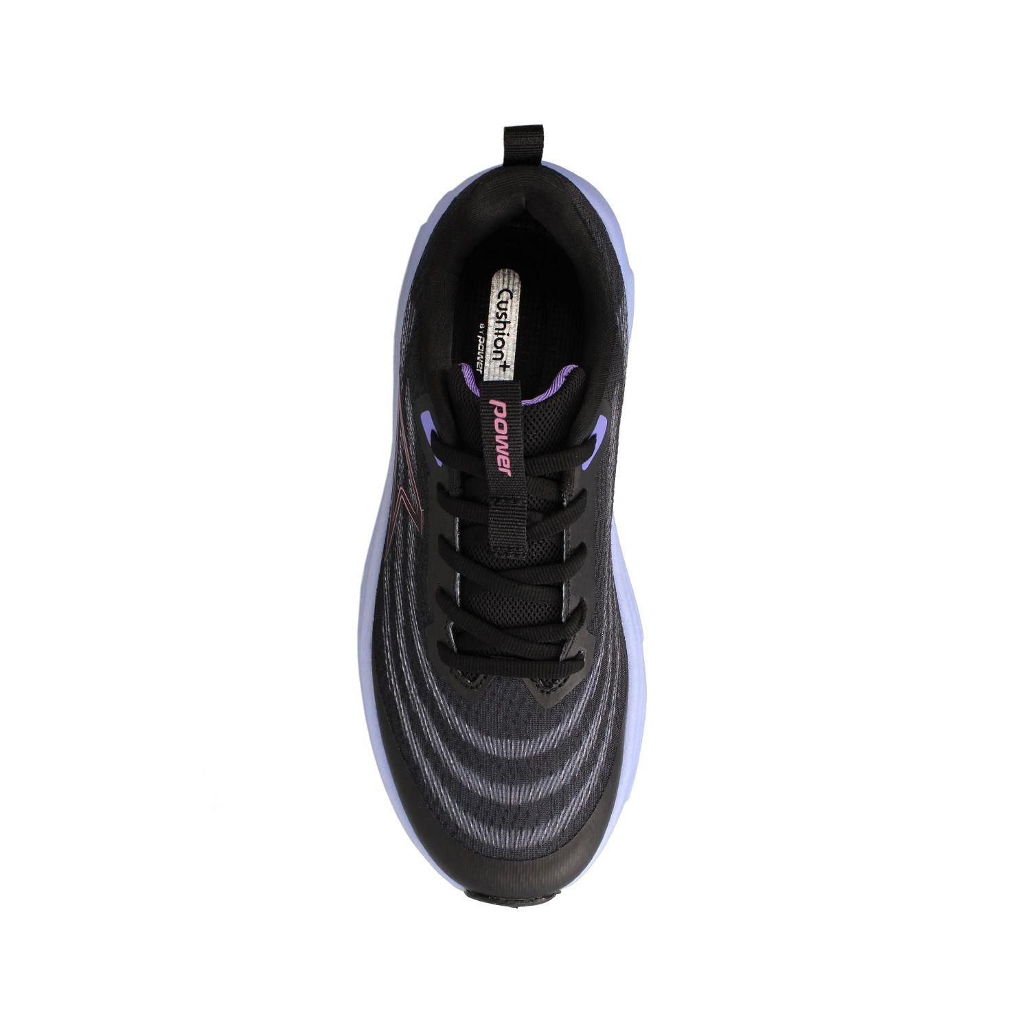 Zapatilla Mujer Power Energy Ripple Sonos Running Negro-3