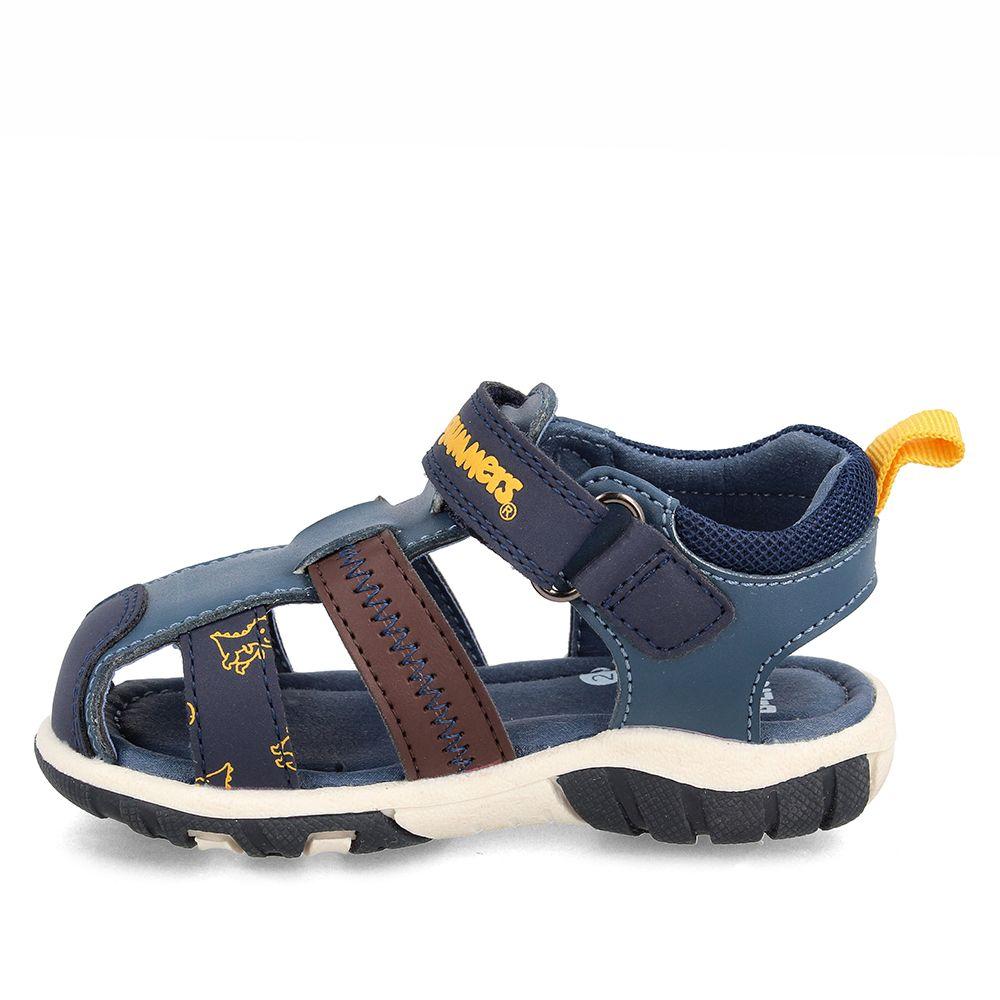 Sandalia  Niño Bubblegummers Wheel Azul-4