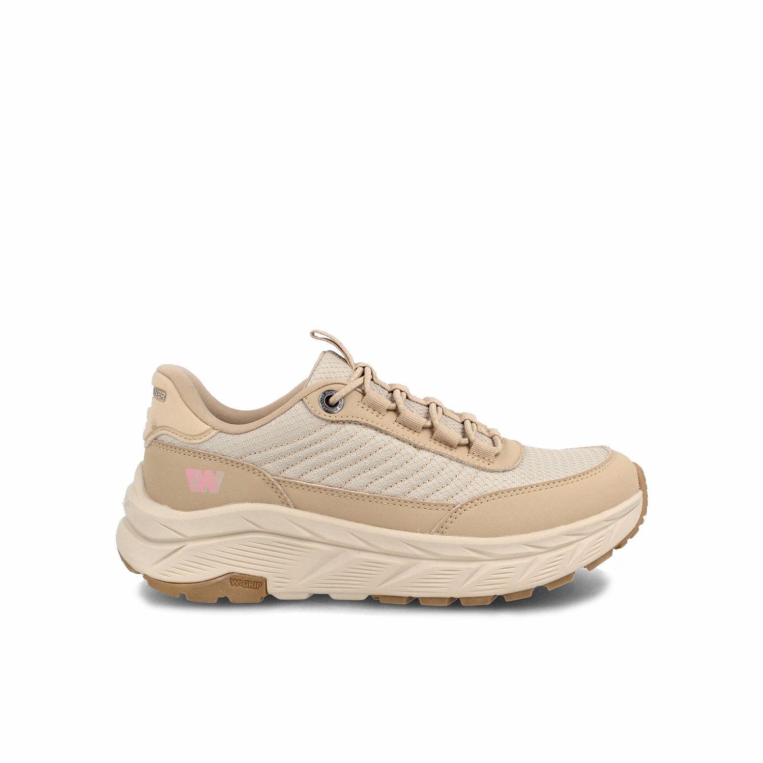 Zapatilla  Mujer Weinbrenner Java Trail Easyslide Beige-0