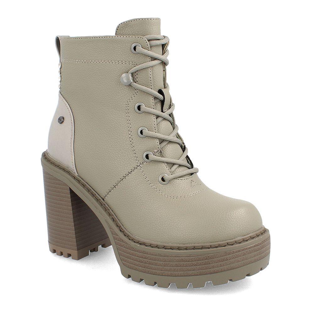 BOTÍN CASUAL MUJER BATA KISSY VERDE OLIVA-0