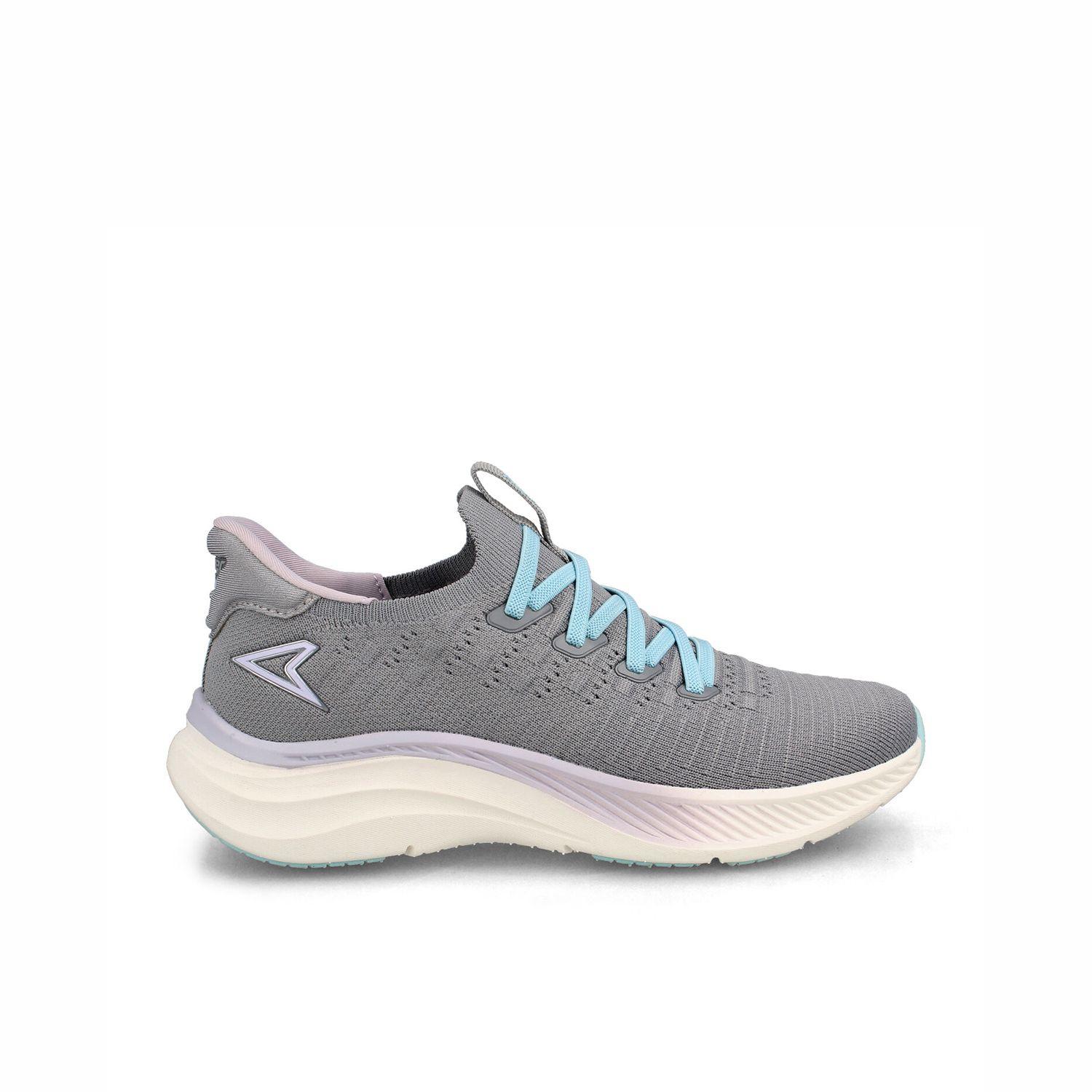Zapatilla Mujer Power Onda Es Amai Gris - Morado-0