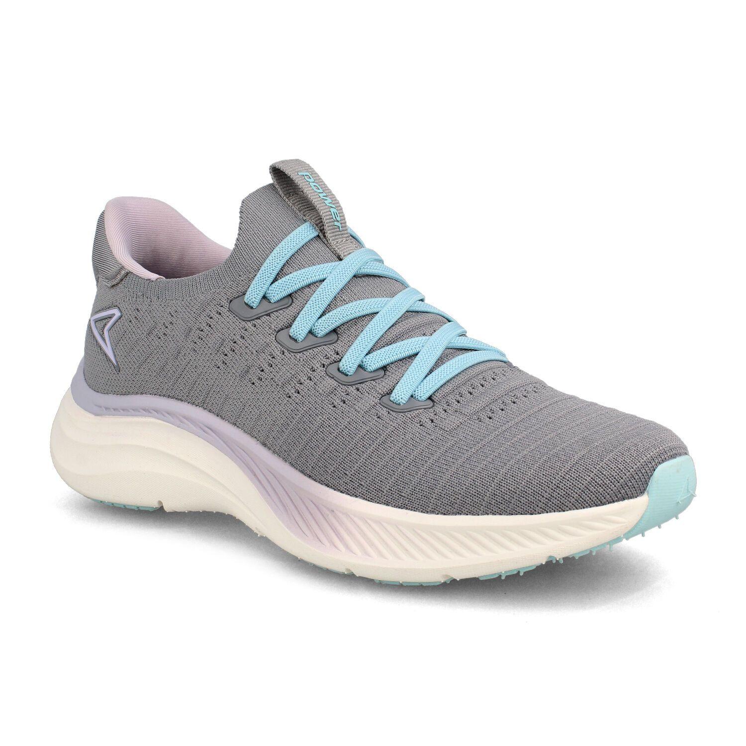 Zapatilla Mujer Power Onda Es Amai Gris - Morado-1
