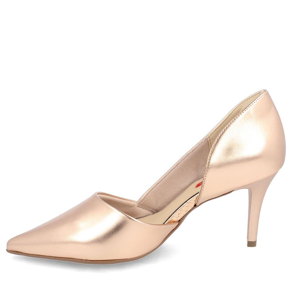 ZAPATO MUJER BATA RED LABEL MIKE DORADO ROSA-1