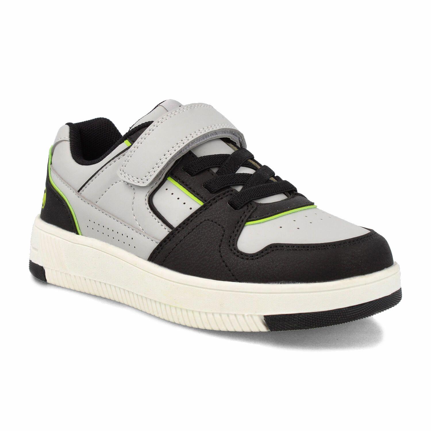 Zapatilla Niño Bubblegummers Arnie Gris Claro - Blanco-1