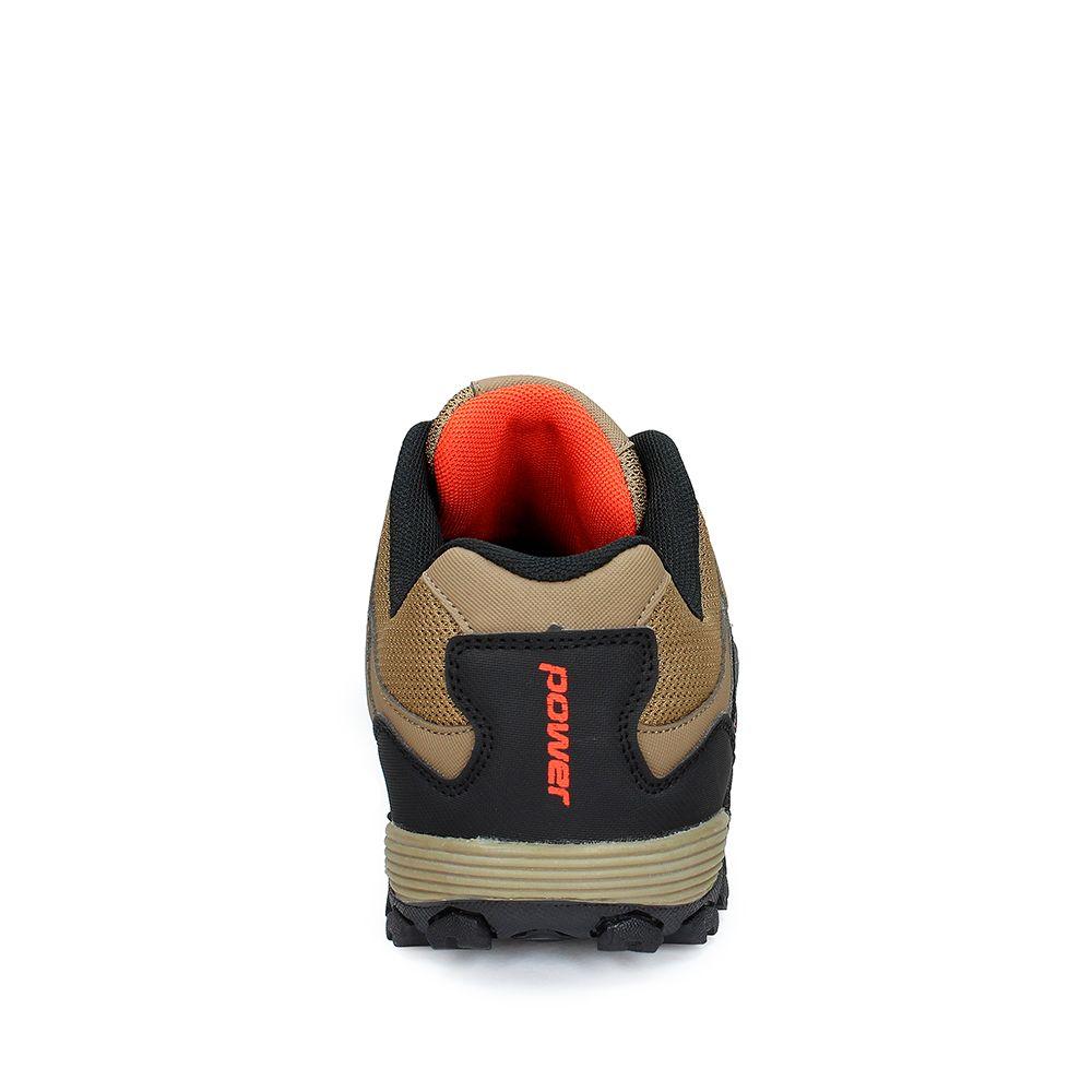 Zapatilla Deportiva Hombre Power Trek Tor Café-4