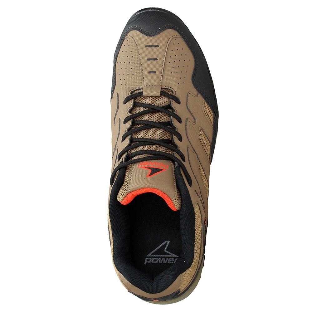 Zapatilla Deportiva Hombre Power Trek Tor Café-5