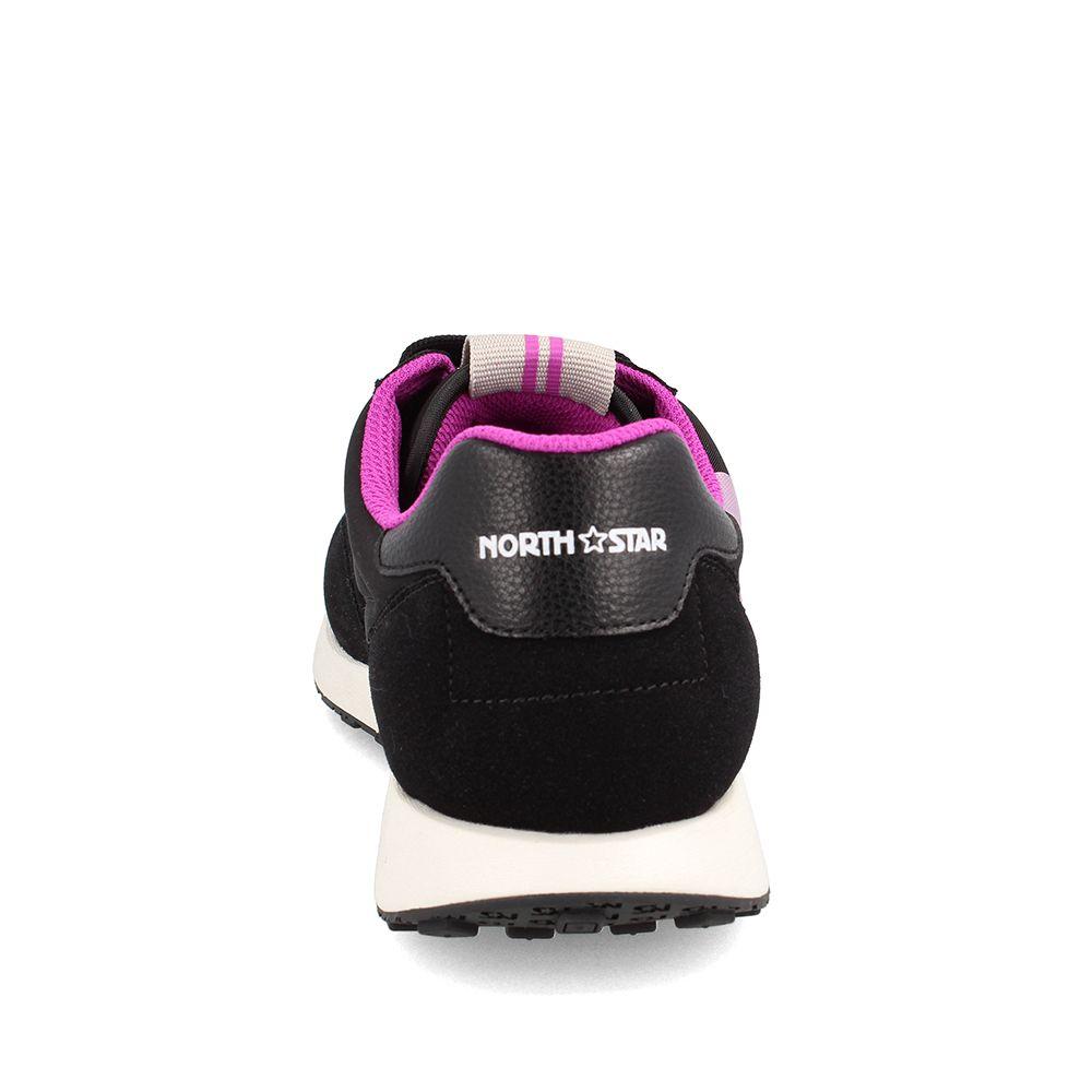 Zapatilla Mujer North Star Retro Stellar Negro-2