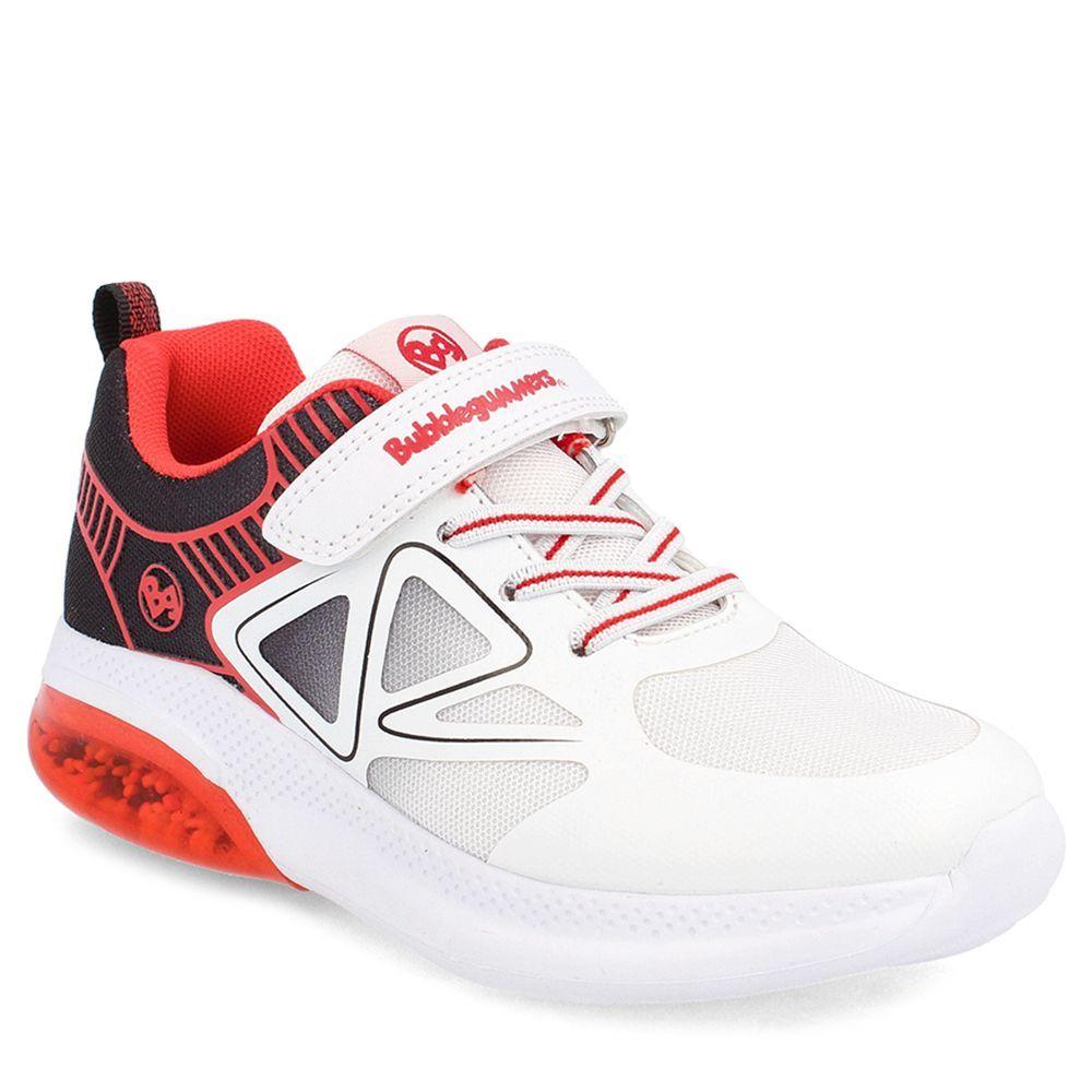 ZAPATILLA NIÑO BUBBLEGUMMERS ATHLETIC BLANCO - ROJO 30 - 33-0