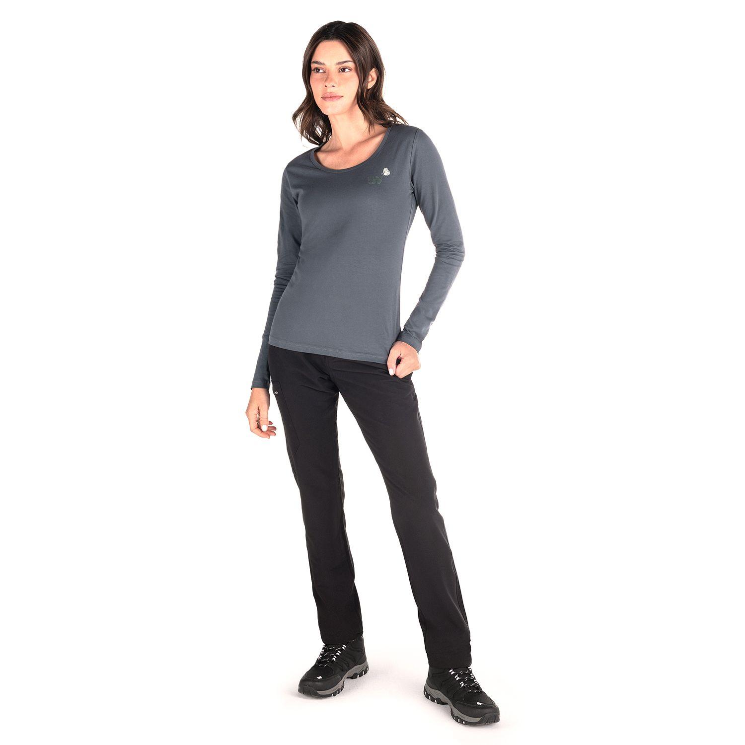 Polera Mujer Weinbrenner Mahe Gris Oscuro-3