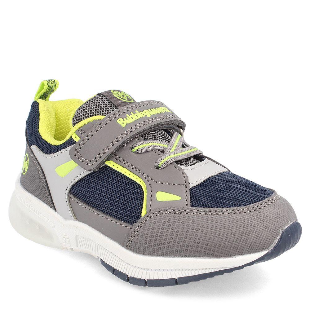 ZAPATILLA NIÑO BUBBLEGUMMERS OCEAN GRIS - VERDE 30 - 33-0
