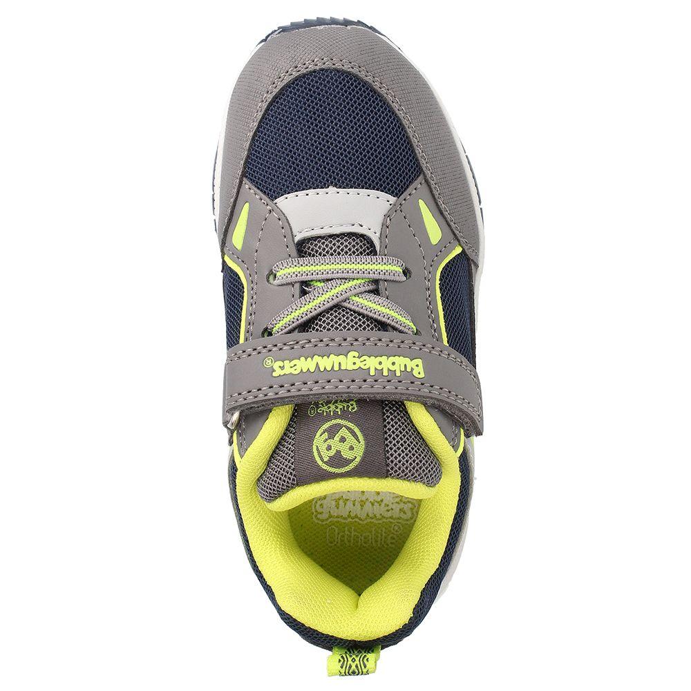 ZAPATILLA NIÑO BUBBLEGUMMERS OCEAN GRIS - VERDE 30 - 33-5