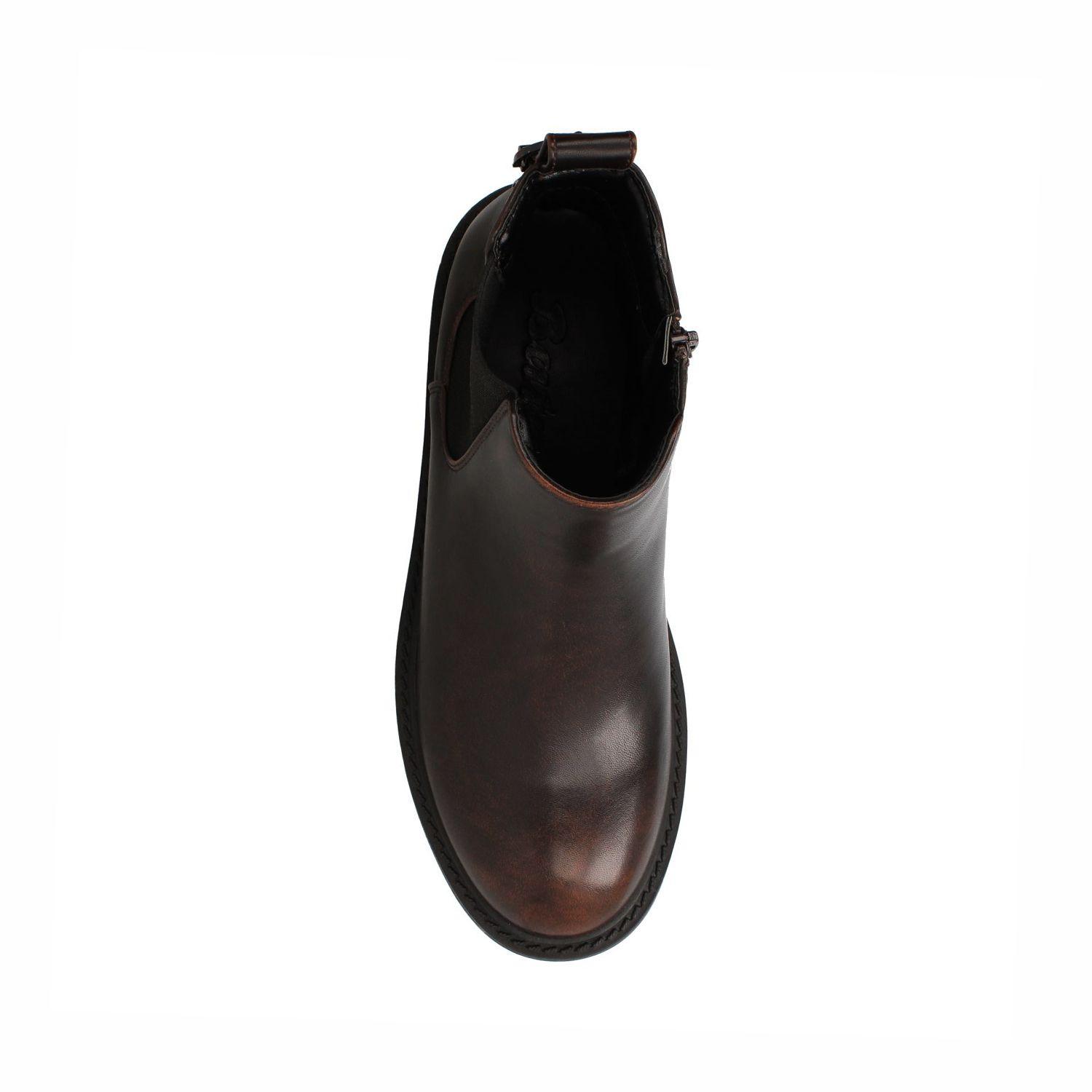 Botín Mujer Bata Madi Café-3