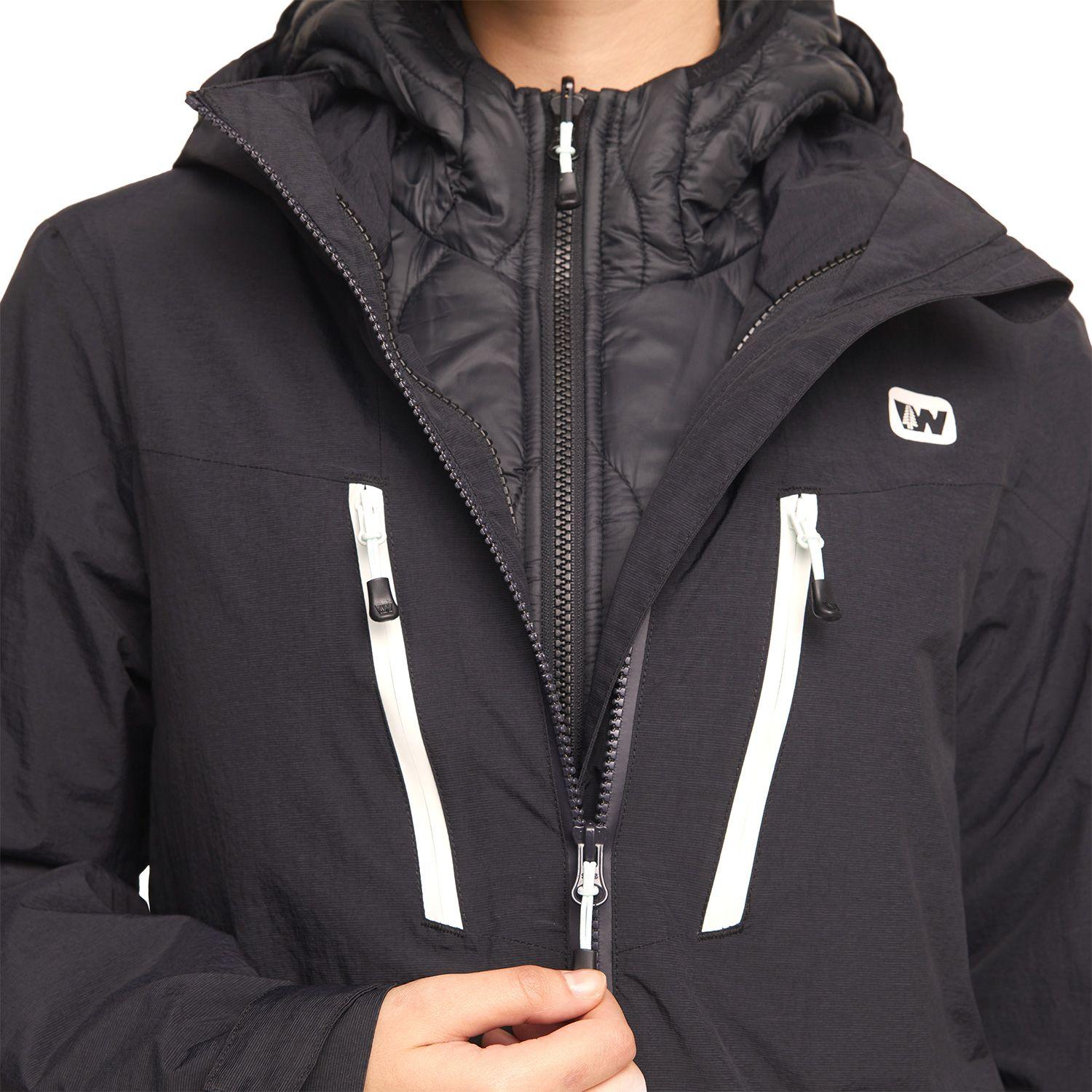 Chaqueta Mujer Weinbrenner Napier Negro - Gris Oscuro Melange-2