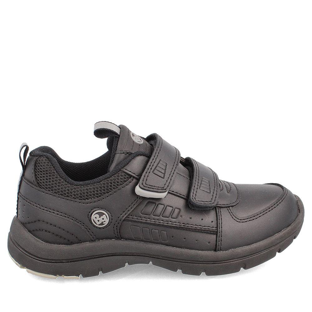 ZAPATILLA ESCOLAR UNISEX BUBBLEGUMMERS GRAVITY NEGRO 26-29-4