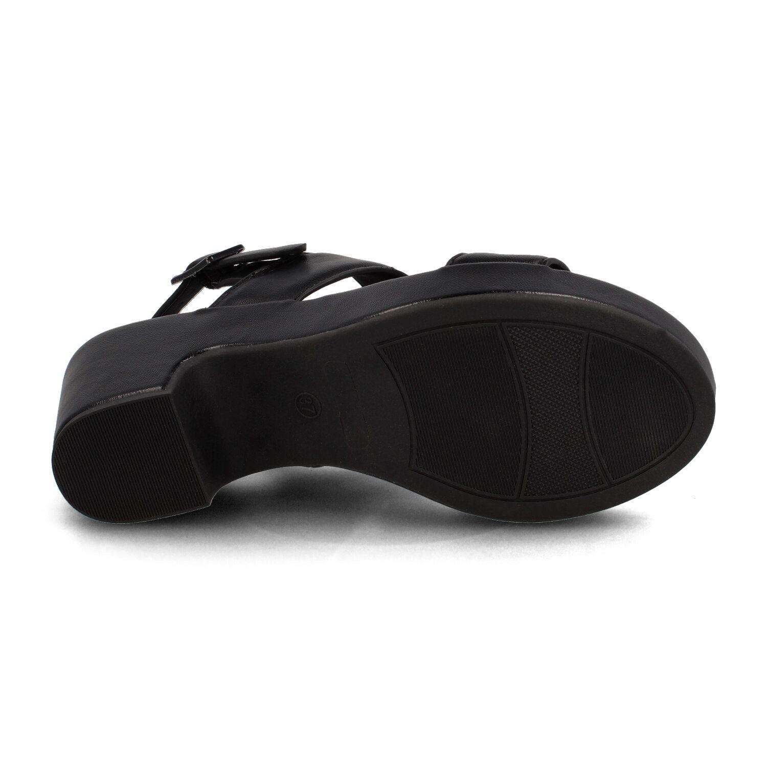 Sandalia Mujer Bata Isabella Negro-4