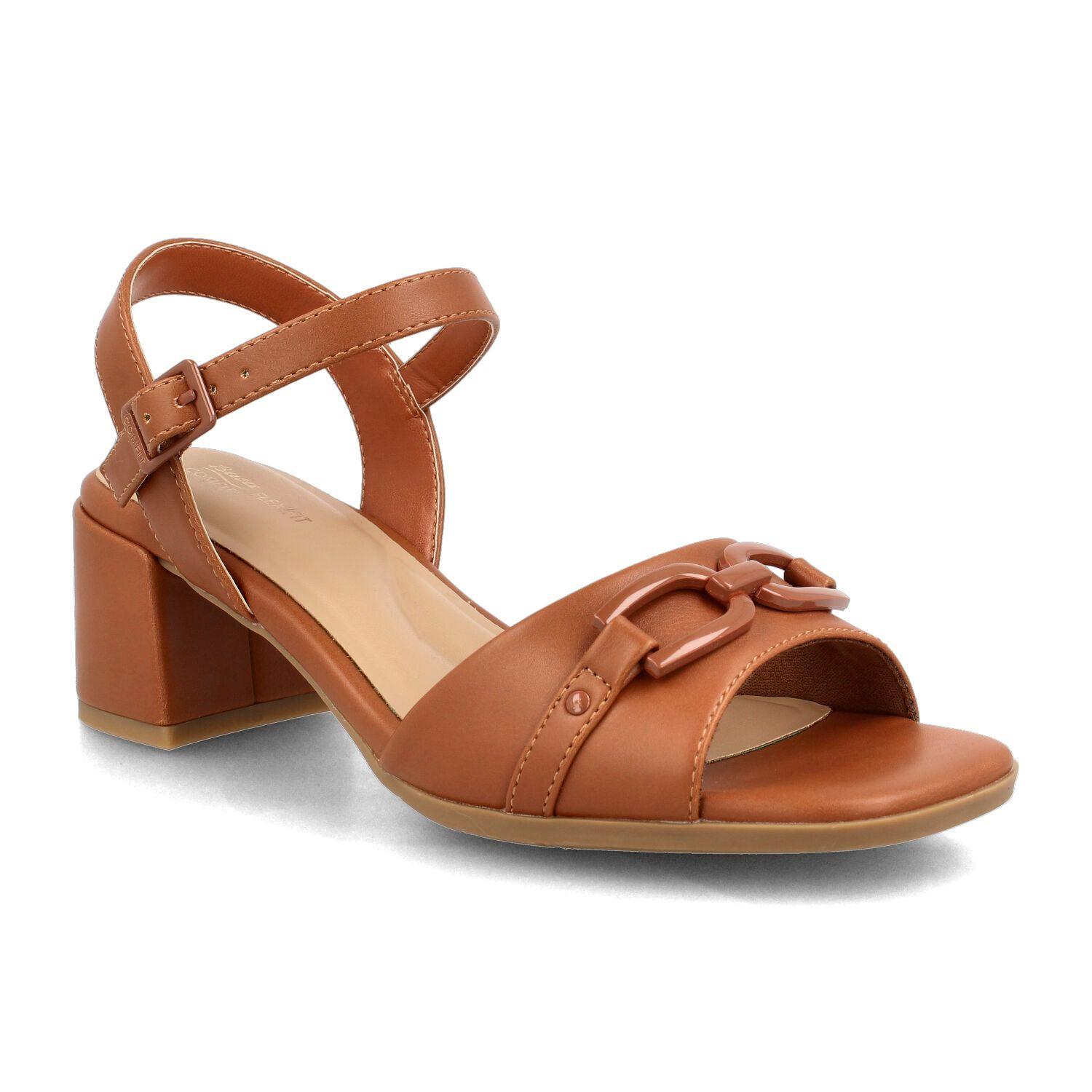 Sandalia Mujer Bata Federica Camel-1