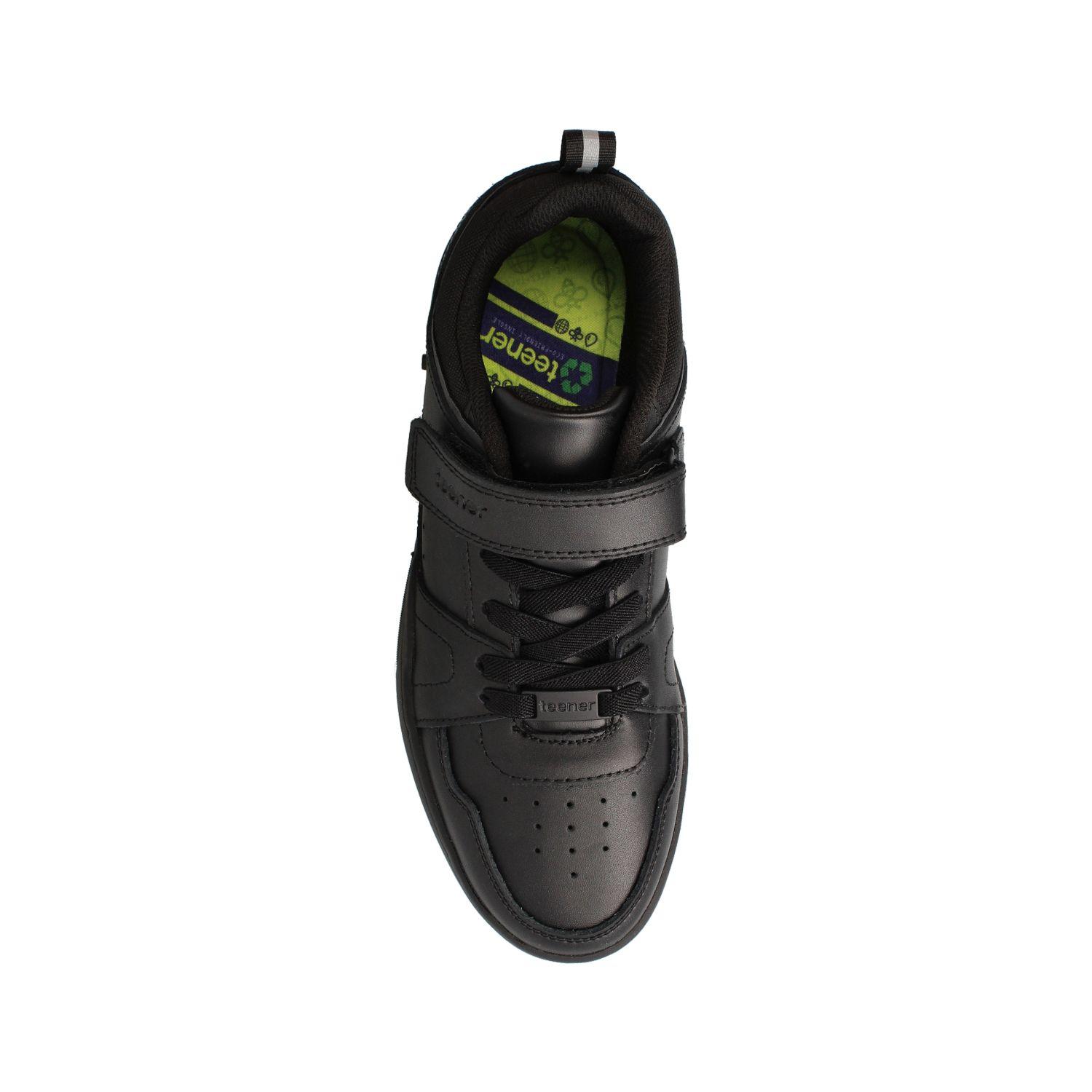 Zapato Escolar Niño Teener Newton Negro-3