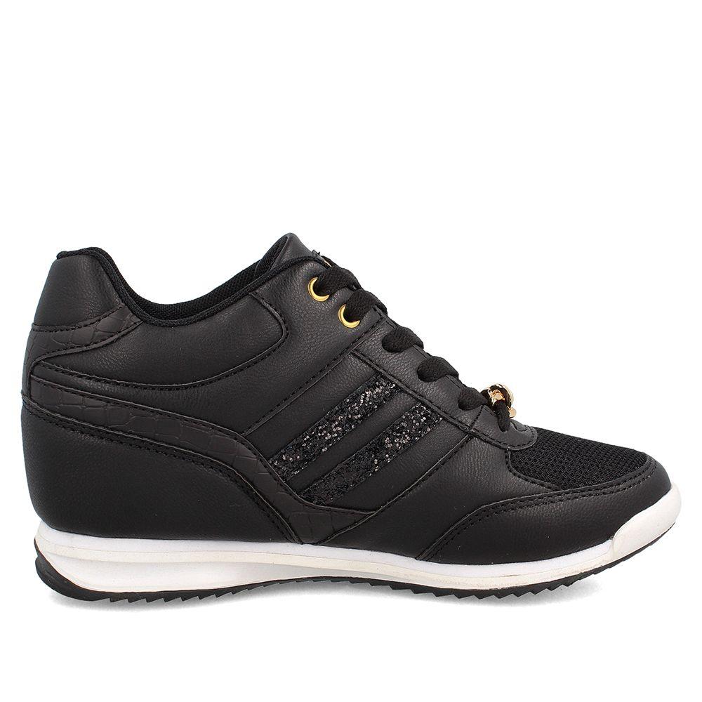 ZAPATILLA MUJER NORTH STAR HIGH PETRONAS NEGRO-4