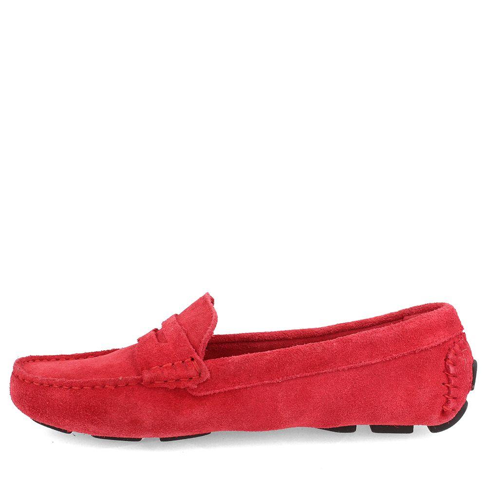 MOCASÍN MUJER BATA 060-WALKWAY ROJO-1