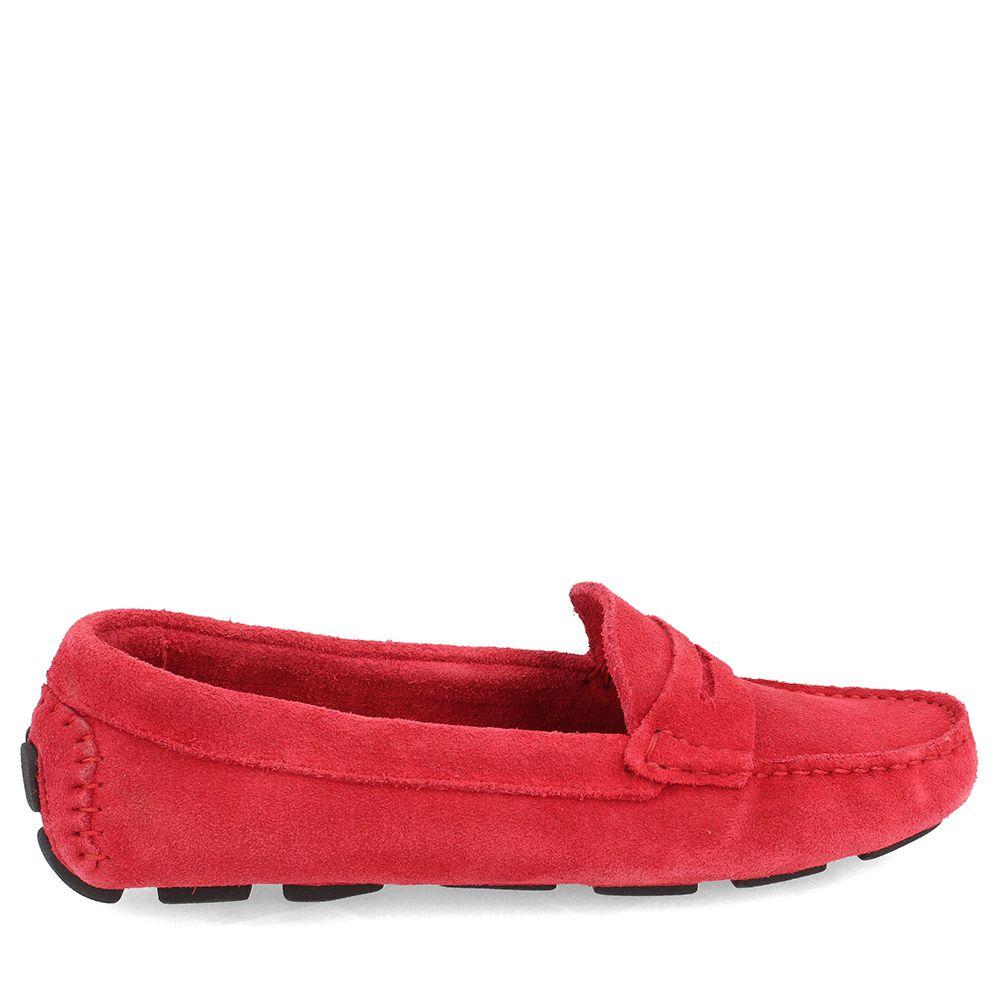MOCASÍN MUJER BATA 060-WALKWAY ROJO-4