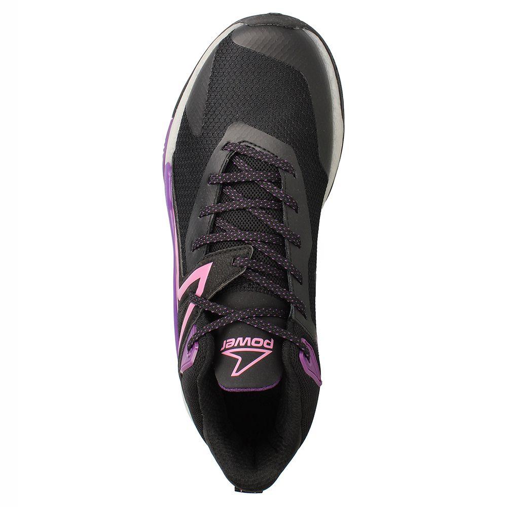 Zapatilla Mujer Power Xorise+300 Evo Clutch Negro-Lila-5