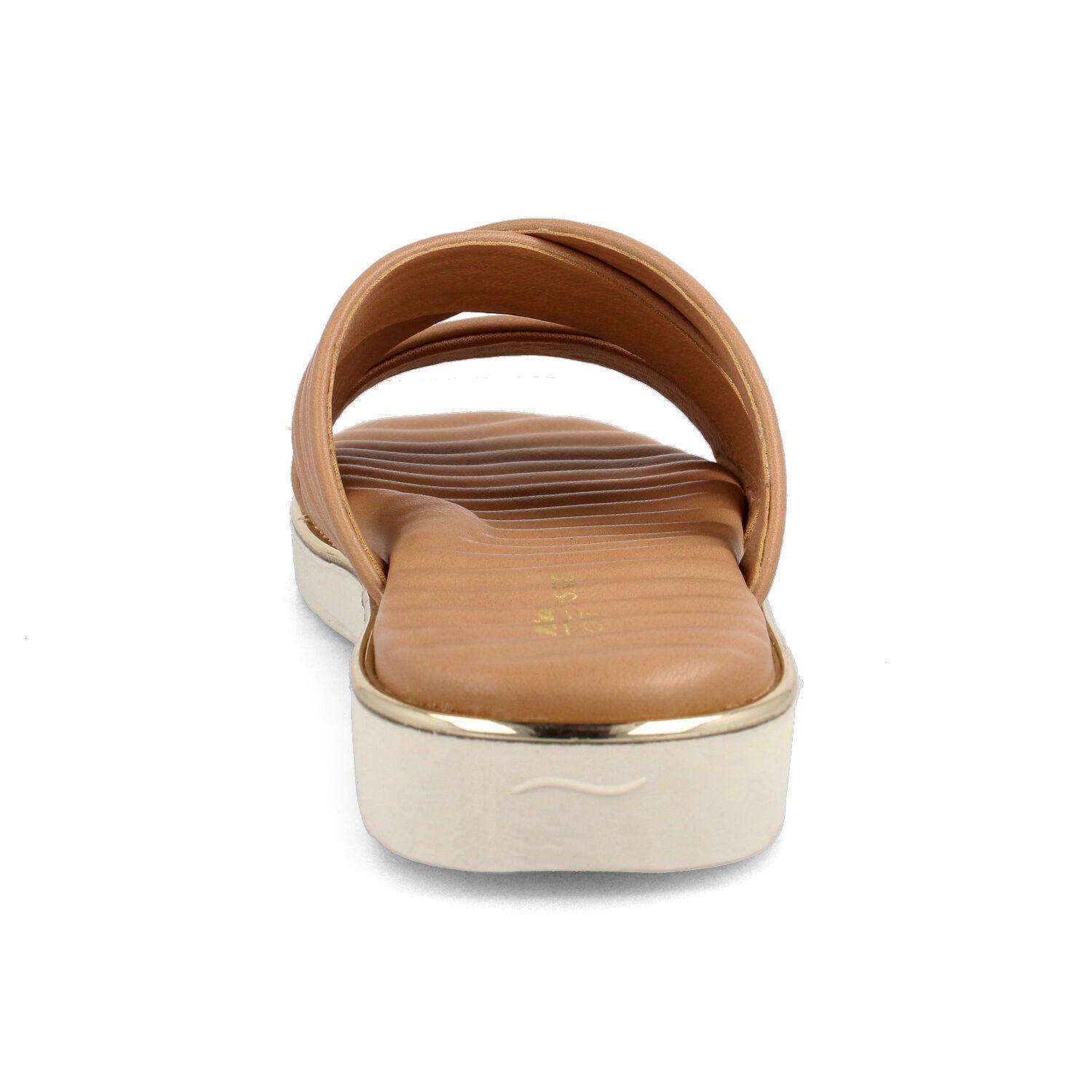 Sandalia Mujer Bata Megan Camel-2