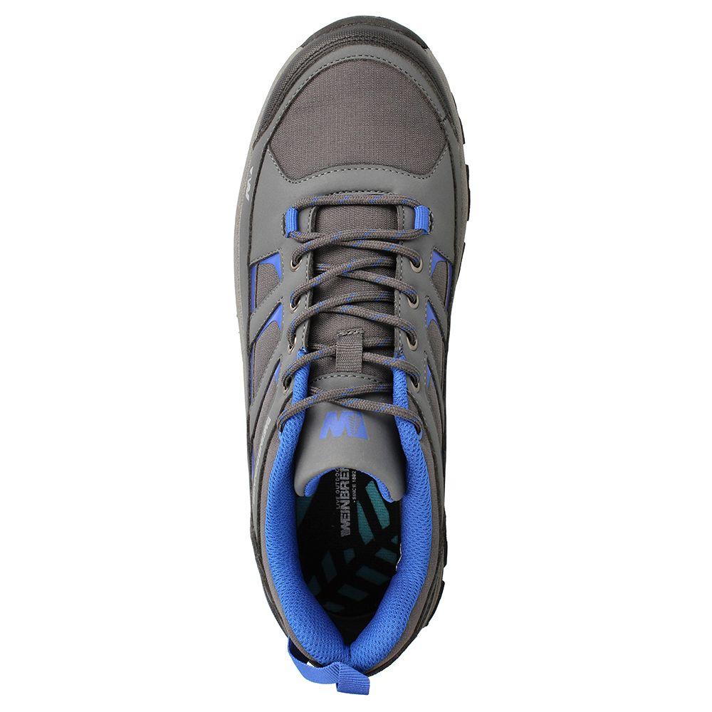 ZAPATILLA HOMBRE WEINBRENNER FLORIDA LOW GRIS OSCURO-AZUL-5