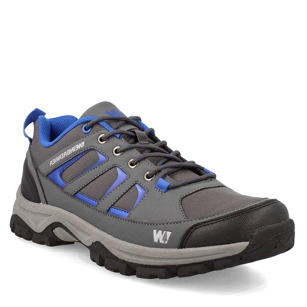 ZAPATILLA HOMBRE WEINBRENNER FLORIDA LOW GRIS OSCURO-AZUL-1